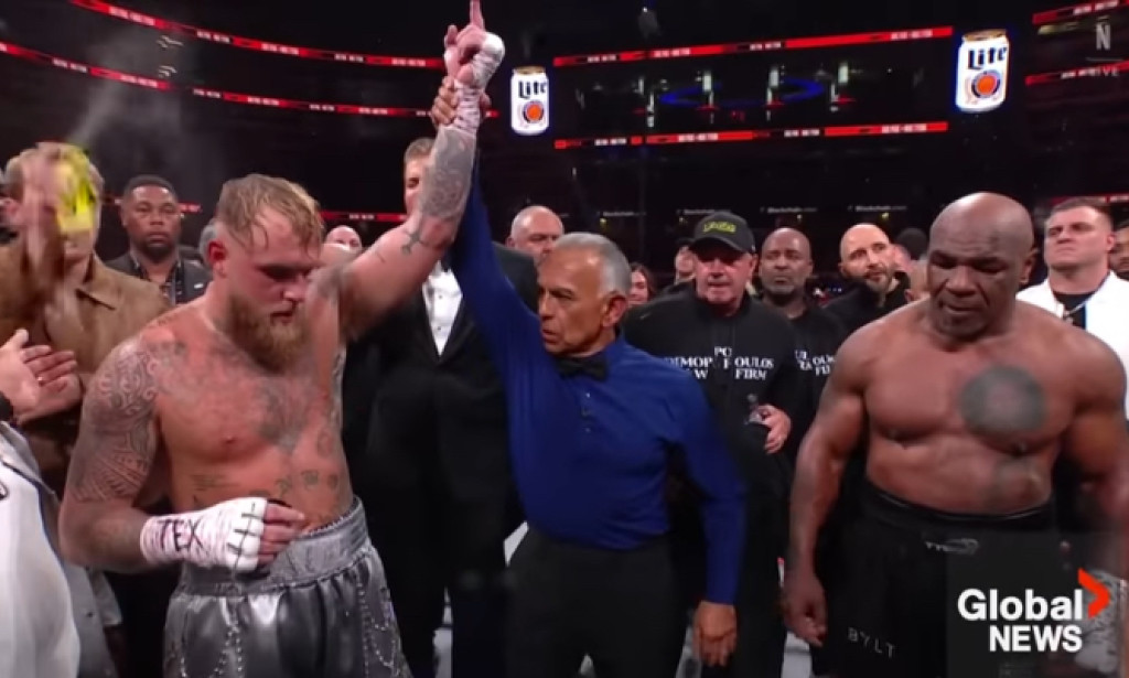 Jake Paul won an intergenerational heavyweight bout on Friday night, defeating boxing icon Mike Tyson by unanimous decision.